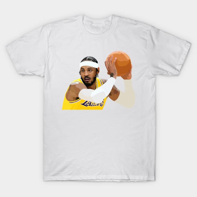 Carmelo Anthony | Los Angeles Lakers T-Shirt by ActualFactual